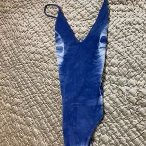 BLUE TIE DYE BODYSUIT
